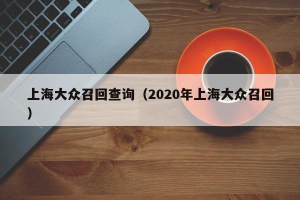 上海大众召回查询（2020年上海大众召回）