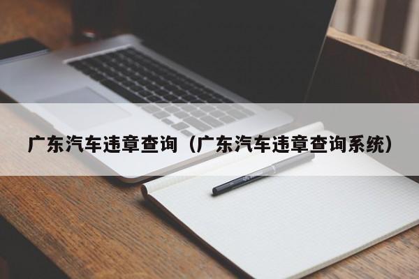 广东汽车违章查询（广东汽车违章查询系统）