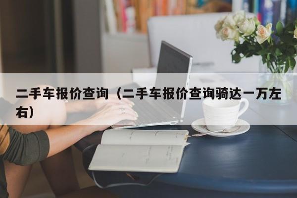 二手车报价查询（二手车报价查询骑达一万左右）